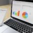 computer showing digital marketing analytics